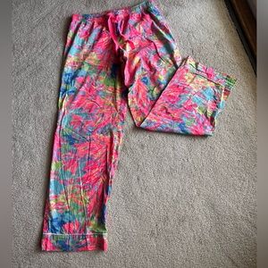 Lilly Pulitzer 100% Cotton tropical pajama pants | Size Medium
